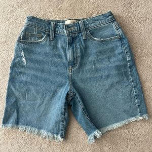 Universal Threads, high-rise, vintage straight shorts